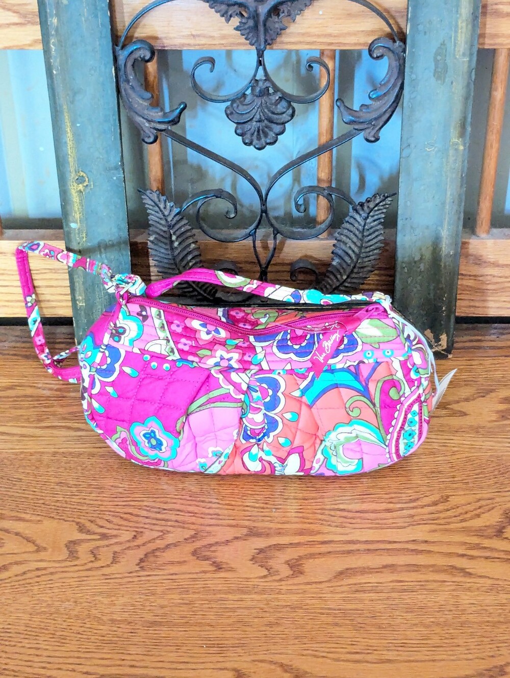 NWT Vera Bradley Pink Swirls Mini Crossbody Bag